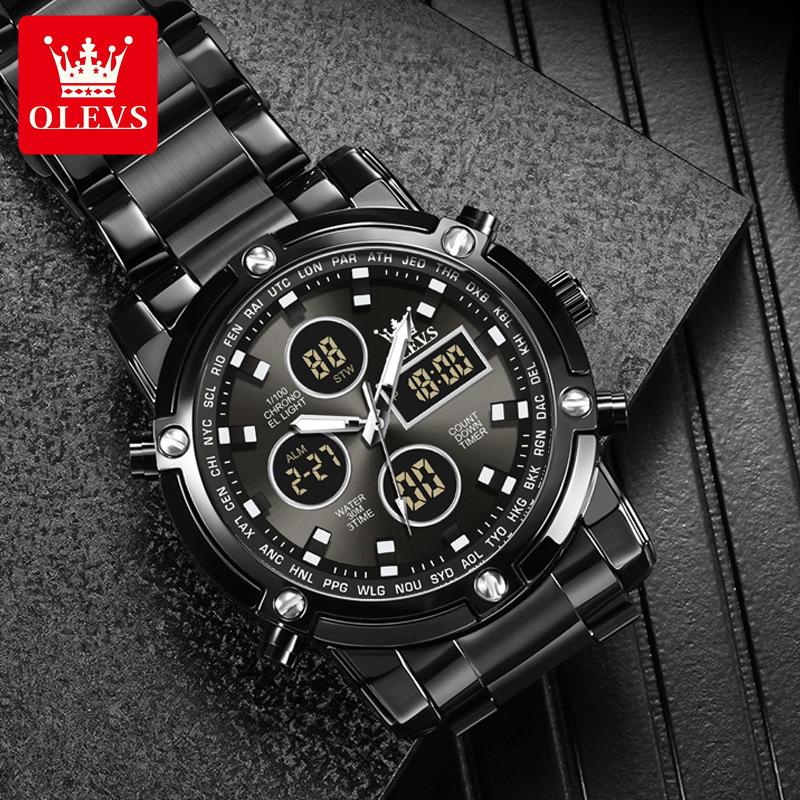 OLEVS Watches Multi-functional Electronic Watch Sports Chronograph Men's Watch Men's Watch