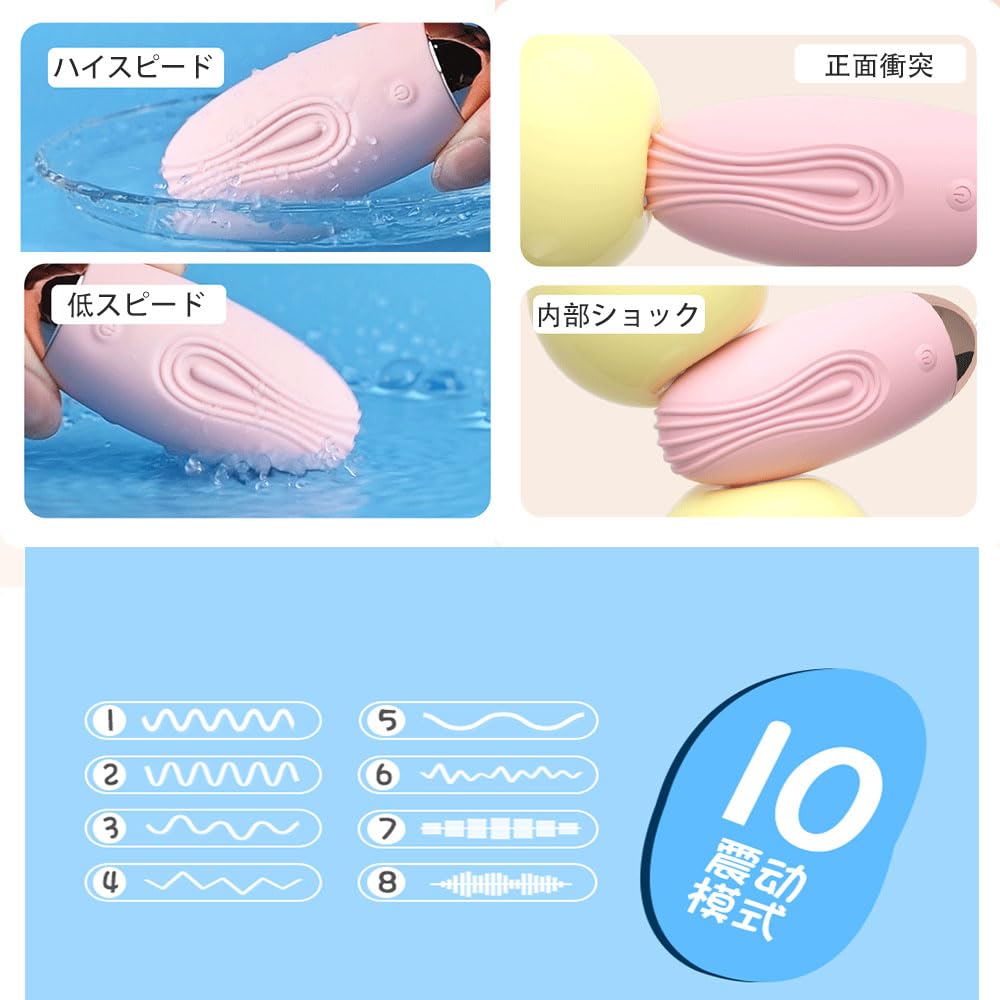 Wireless Remote Control USB for Electric Popular Adult Soft Material Vibrator, Egg-Shaped, Spot-Activated, Waterproof, Quiet, Rechargeable, Women,