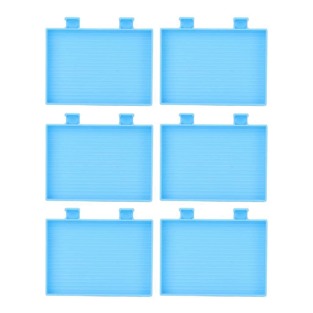 6pcs Rhinestone Storage Trays Bead Sorting Container DIY Diamond Art Painting Accessories