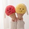 Dopamine Color Ice Cream Plush Keychain Doll