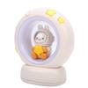 Table Lamp Rechargeable Nursery Nightlight Bedside Lamp Colorful Lighting Moon and Bunny for Bedroom Home Decor