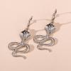 Trendy Serpent Design Alloy Earrings Fashionable Summer Jewelry For Women