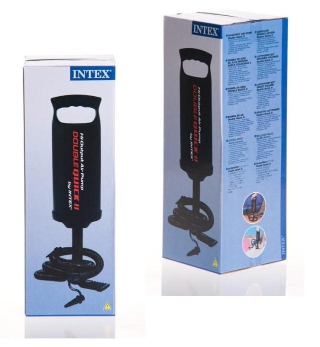 Intex 68614 Efficient Hand Pump for Inflating Mattresses & Sofas