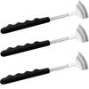 Extendable Back Scratcher the Head Has 15 Rakes, Stainless Steel Portable Telescopic Rubber Handle Back Scratchers for Elderly
