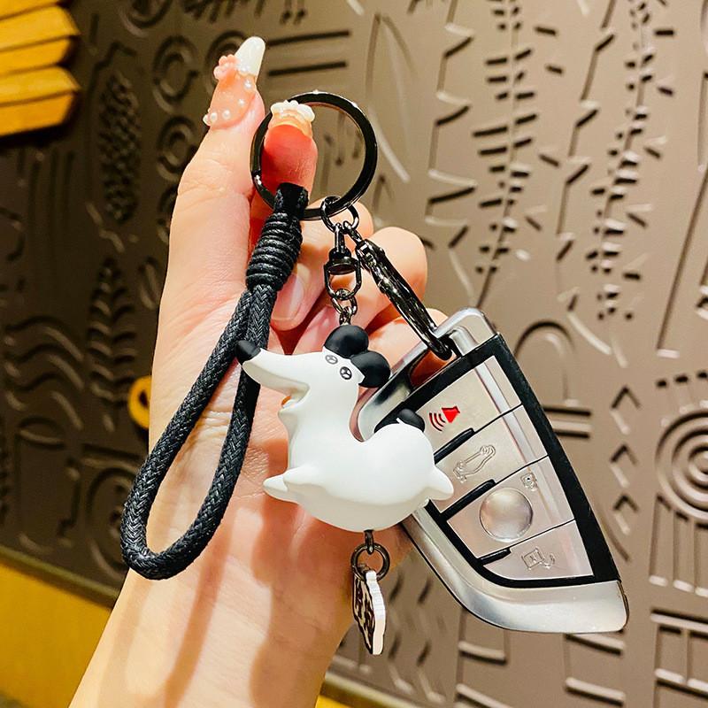 Taikool Cartoon Resin Dog Keychain Ideal For Friends Kids And Ones Loved