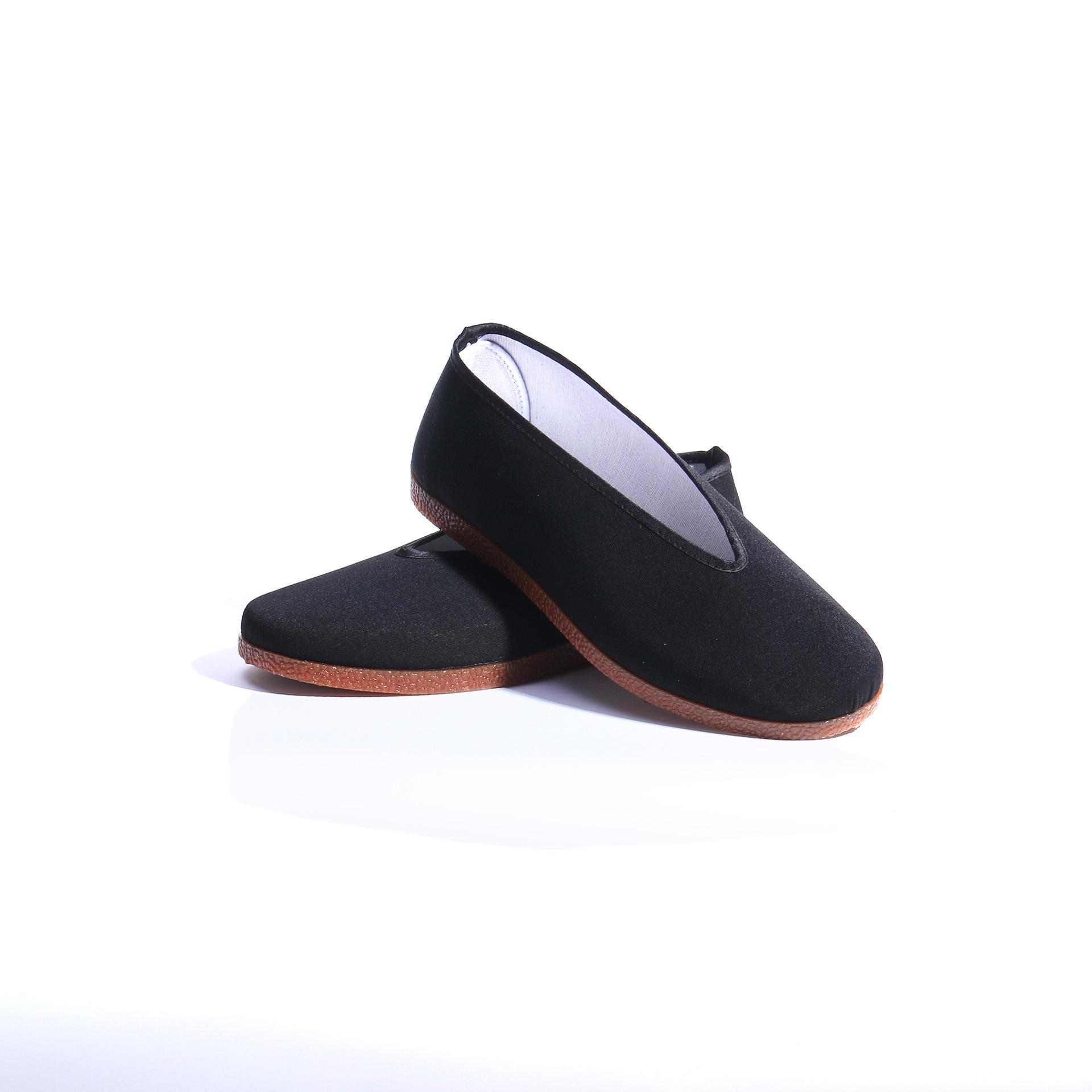 Men s Old Beijing Round Toe Slip-on Cloth Shoes - Soft Sole, Wear-resistant, Non-slip Casual Shoes for Spring 42 чёрный