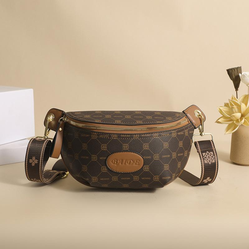 Dámská kožená kabelka do pasu Fanny kabelka přes rameno kabelka přes rameno vysoce kvalitní dámské módní kabelky klasického designu