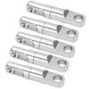 15PCS Stainless Steel Bearing Swivels Heavy Duty Swivel Connectors  Fishing Accessories