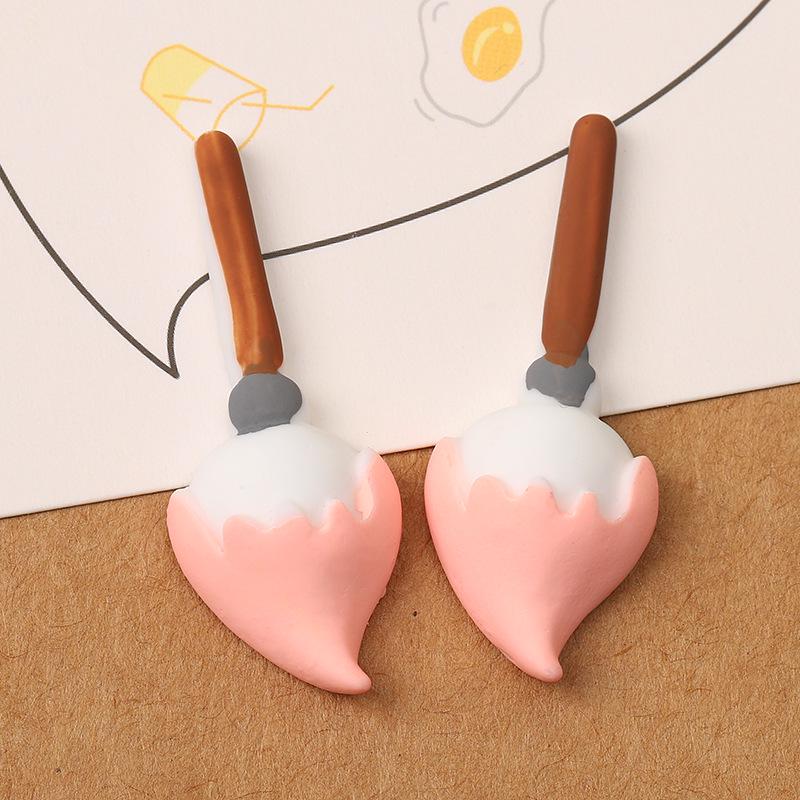 DIY Creative Resin Accessories: Drawing Brush, Board, Phone Case, Hair Clip, Water Cup, Toy, Refrigerator Sticker