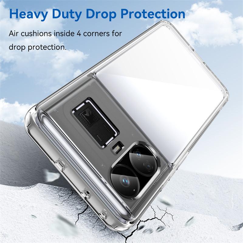 For Realme GT5 Case Realme GT GT5 5G Cover Luxury TPU Cases Shockproof Hard Back PC Silicone Protective Phone Cover Realme GT5