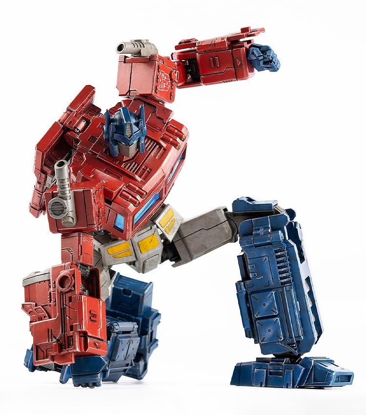 Transformers War For Cybertron Trilogy Siege DLX Optimus Prime War For Cybertron Trilogy Siege DLX Optimus and Zinc Alloy Action Figure [Transformers
