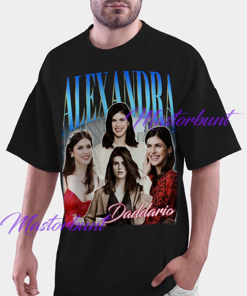 Vintage ALEXANDRA DADDARIO Shirt, alexandra daddario Tshirt, alexandra daddario Fan Tees, alexandra daddario Retro 90s Comfort Colors Gift