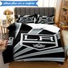 3PCS Los Angeles ice hockey  Bedding Set,Including 1pc Duvet Cover And 2pcs Pillowcases Perfect for Bedroom, Dormitory, Fan Christmas gift
