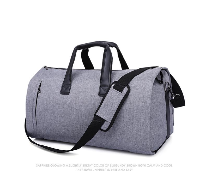 Large Capacity Travel Cylinder Bag - Multipurpose Outdoor Fitness & Foldable Suit Storage