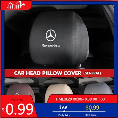GLC GLB Autositz Kopfstütze Kissenbezug Staubdicht Schmutzabweisend Schutz für Mercedes Benz W211 W124 W176 W177 C180 C200 C260 C300