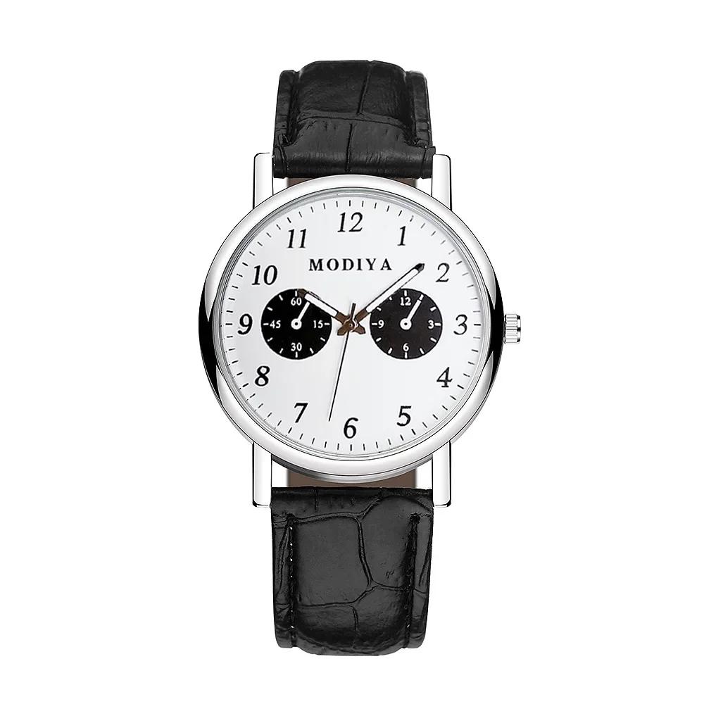 Business Luxury Leather Strap Analog Quartz Watches for Men Women Wristwatches Clock Casual Simple Man Watches Reloj Hombre