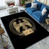Roman Eagle with SPQR Emblem Patterned Carpet, Suitable As a Non Slip Play Mat for the Living Room and Bedroom Sofa