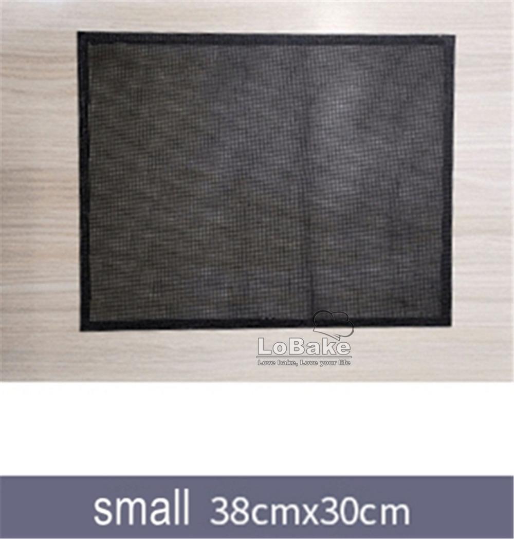 

4 sizes heat-resistant nonstick hollow-out breathable fibre silicone baking mat oven bread tart holding sheet