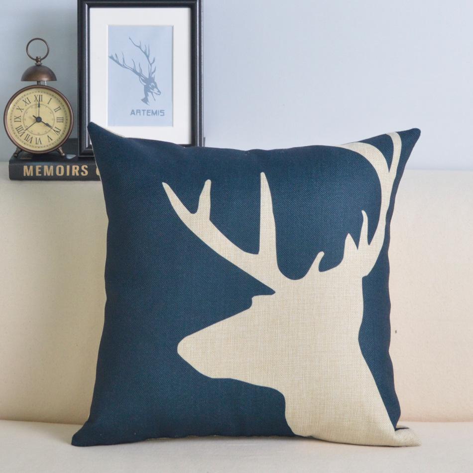 Pillow Cushion Cover Pillow Case Office Waist Back Sofa Seat Bedside Protection Pillow on The Head of The Bed Is Suitable for Nordic Household Use