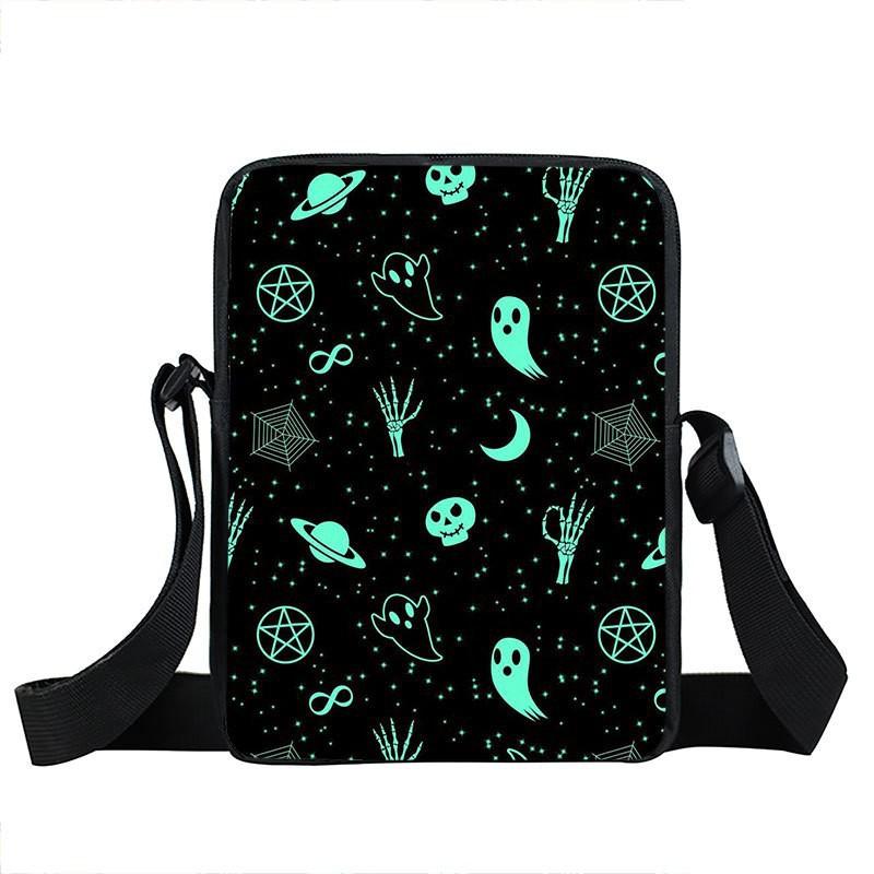 Ghost Satchel Vampire Tutoring Bag Cartoon Game Primary School Preschool Boys And Girls Single Shoulder Crossbody Bag