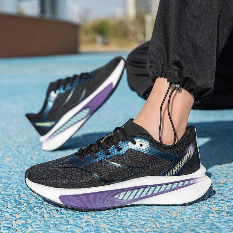 New C carbon board running shoes casual ultra-light sports shoes light shock absorption comfortable rebound running tide shoes