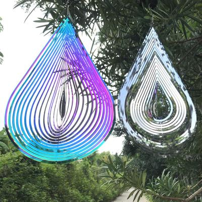 Modern Drips Wind Chimes Rotating Stainless Steel Wind Chime Outdoor Luxury Dreamcatcher Aesthetic Minimalist Dreamcatchers