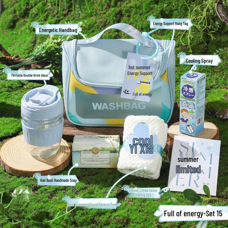 Summer Travel Cooling & Essentials Gift Set