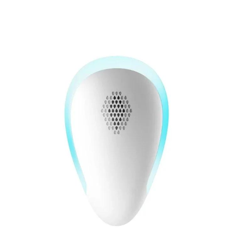 Inteligentny ultradźwiękowy odstraszacz komarów o zmiennej częstotliwości 360° Cichy zwalczacz gryzoni i komarów Domowy/Biurowy Elektroniczny odstraszacz szkodników