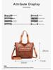 Urban Minimalistisch Weiches Leder Damen Handtasche mit großer Kapazität und Umhängetasche 2025