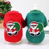 Dog Clothing Cartoon Pet Jacket Garment Kitten Puppy Warm Jacket New Winter Sweaters New Year Pets Apparel Supplies Christmas
