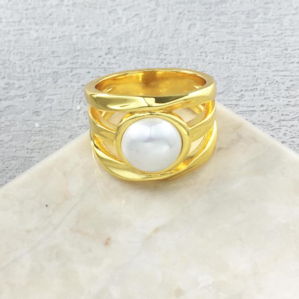 UNO de50 Pearl Wrapped Ring - European & American Jewelry Gift for Girlfriend