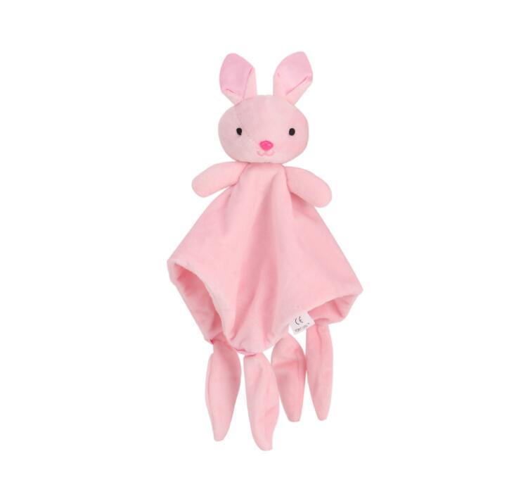 

Детское успокаивающее полотенце для новорожденного, мягкое одеяло, успокаивающее полотенце, кукла с мультяшным животным rabbit