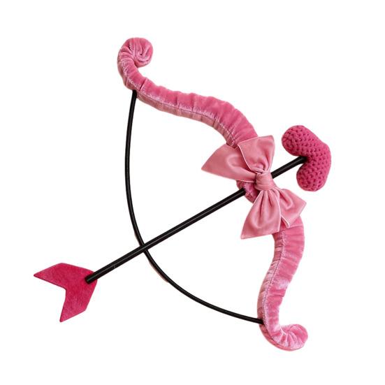Unisex Mini Amor Pfeil und Bogen Set Valentinstag Halloween Kostümparty Cosplay Accessoire für Erwachsene Jugendliche