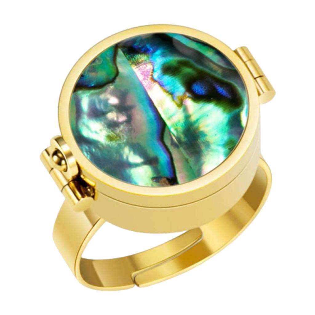 2In1 Retro Lipstick Storage Ring Leak Proof Portable Lip Care Tool Lightweight Stylish Touch Ups Rings Hold Pills/Lipstick/Balm