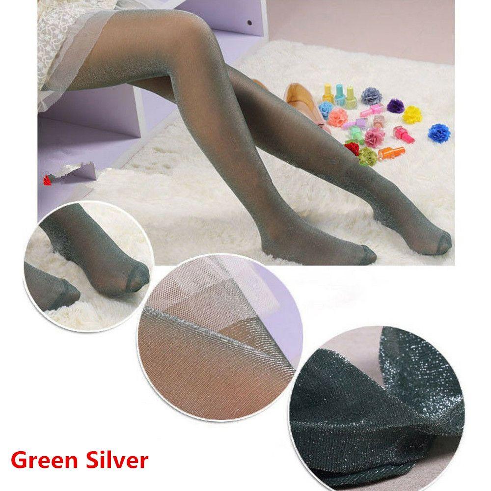 Meias Brilhantes para Festa Noturna Moda Collants Brilhantes Meias-calças com Glitter