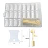 Floss Bobbin with Bobbin Winder, Cross Stitch Organizer Box Thread Cards for Winding Sewing Storage