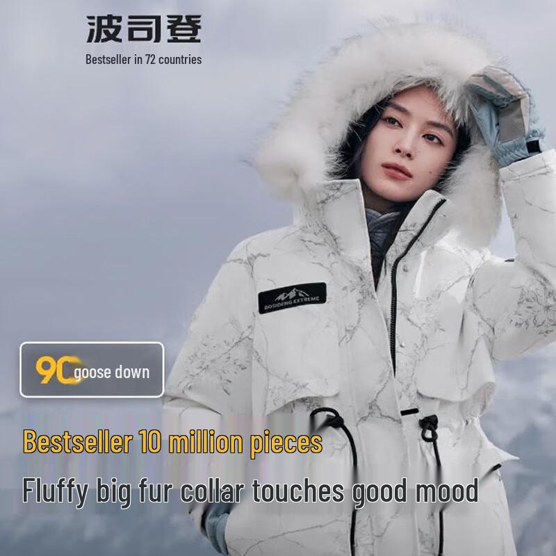 

Bosideng Women s Slim-Fit Long Goose Down Jacket B40142312 160/84A
