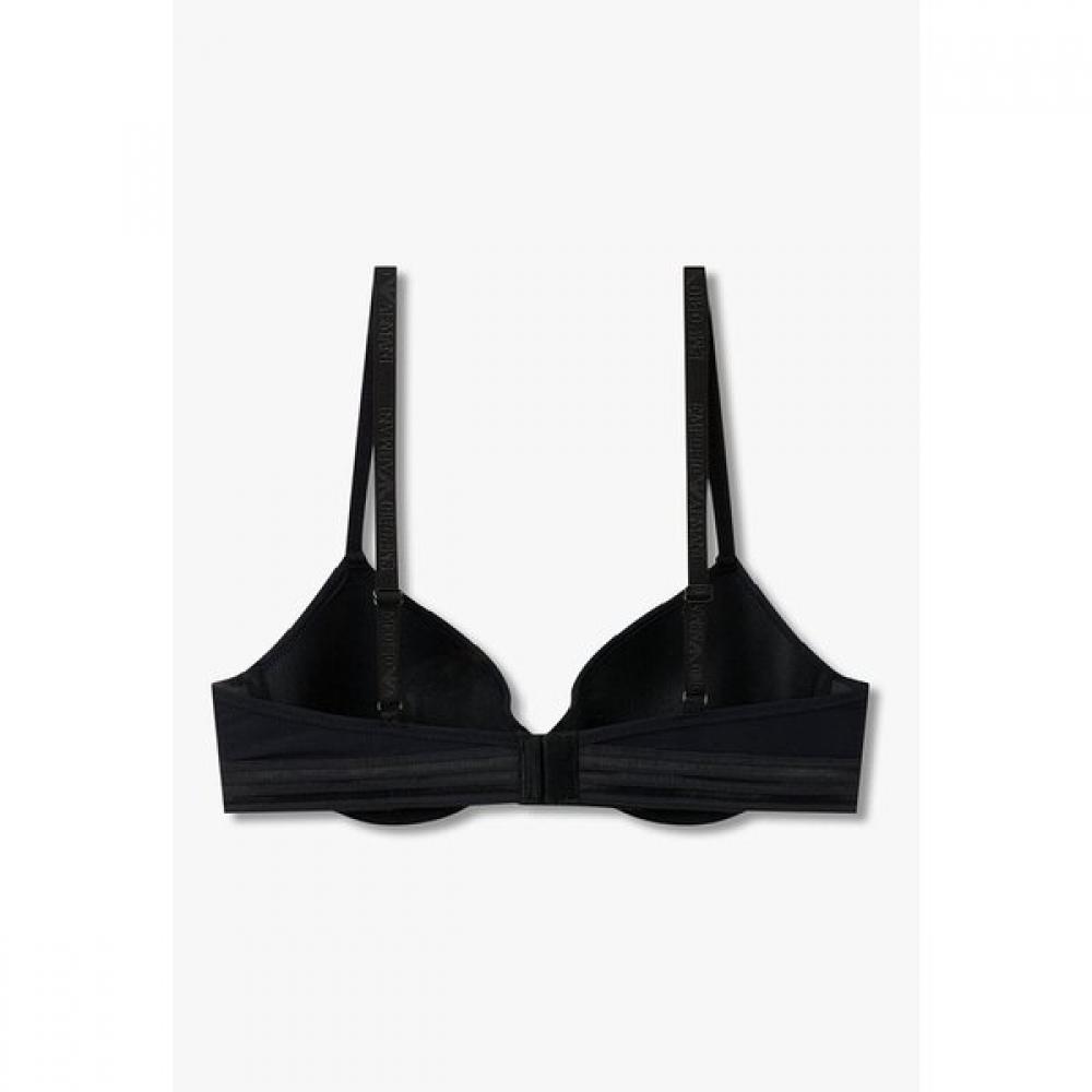 Emporio Armani Women S Ribbed Contour Bra Eagle Logo  0826184505 