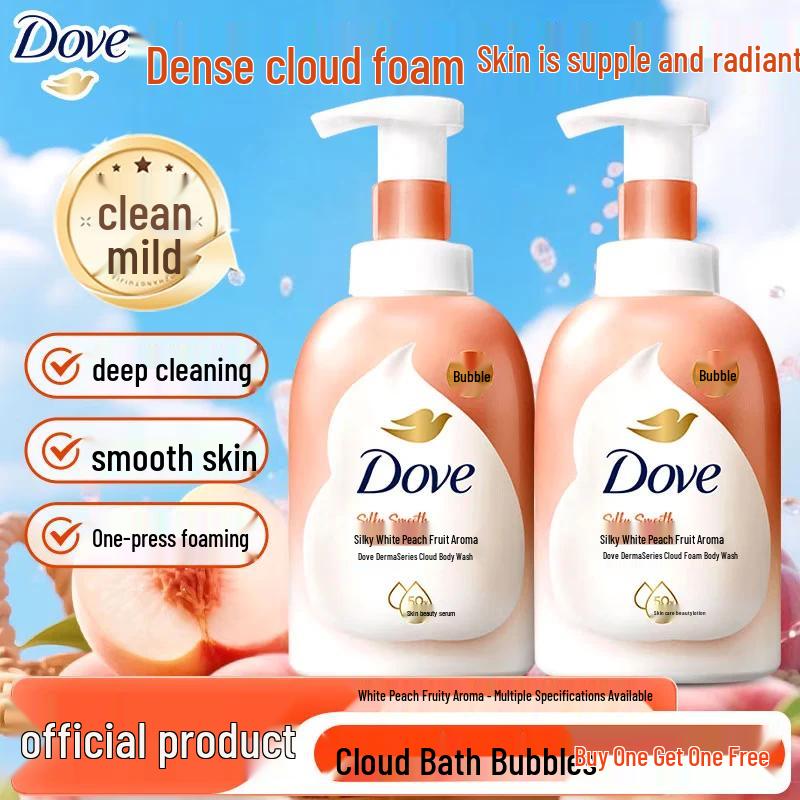 

Dove White Peach Amino Acid Bubble Body Wash