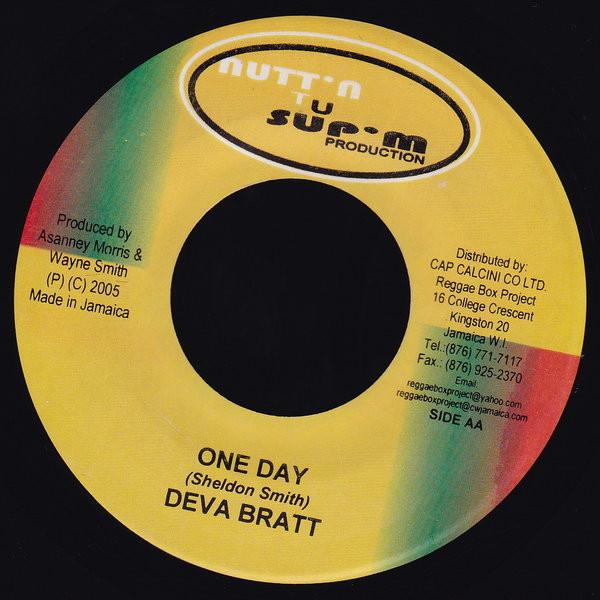 

7-дюймовая пластинка DEVA BRATT / ZIMBOO - One Day / Zimboo Boomayea NONE Nutt n Tu Sup m 2005 Ямайка Регги, Ска и Даб Б/У
