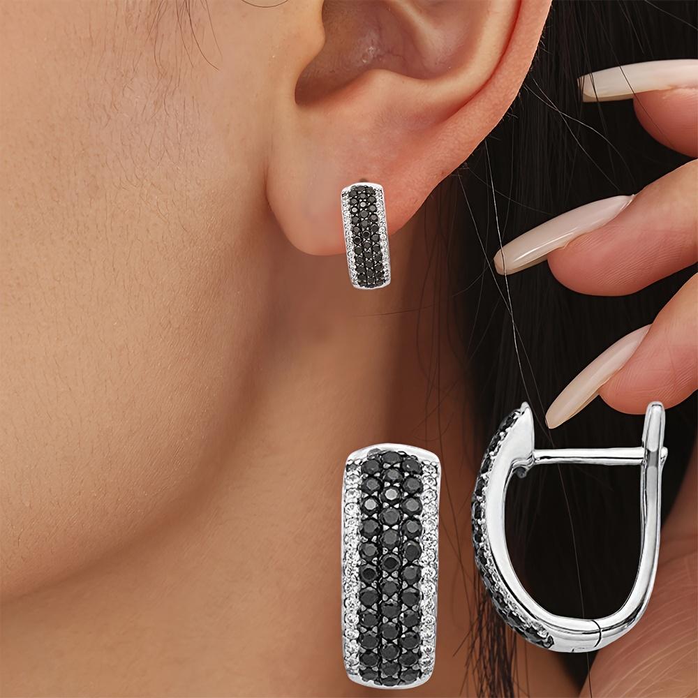 Black Awn Mustad peened kõrvarõngad naistele