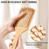 Wooden Cushion Hair Brush - Scalp Massage Comb For Home Use Cushion Comb