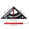 Carpentry Triangle Ruler Carpenter Square Rafter Framing Square 7in Layout Tool Aluminium Woodworking Measurement Tool
