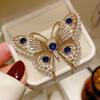 French Retro Butterfly Brooch Exquisite Pin Magnificent Fashion Jewelry Accessories Party Charm Trend Gift Souvenir