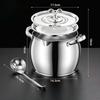 And Practical Oil Storage Container with Strainer, Lid Spoon, Versatile Kitchen Accessory