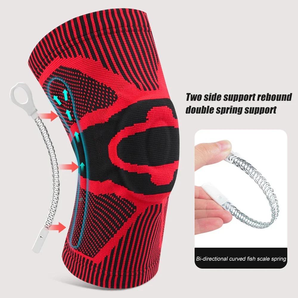 1 genouillère de soutien, manchon de compression, protection du genou pour la course à pied, le sport pour hommes et femmes