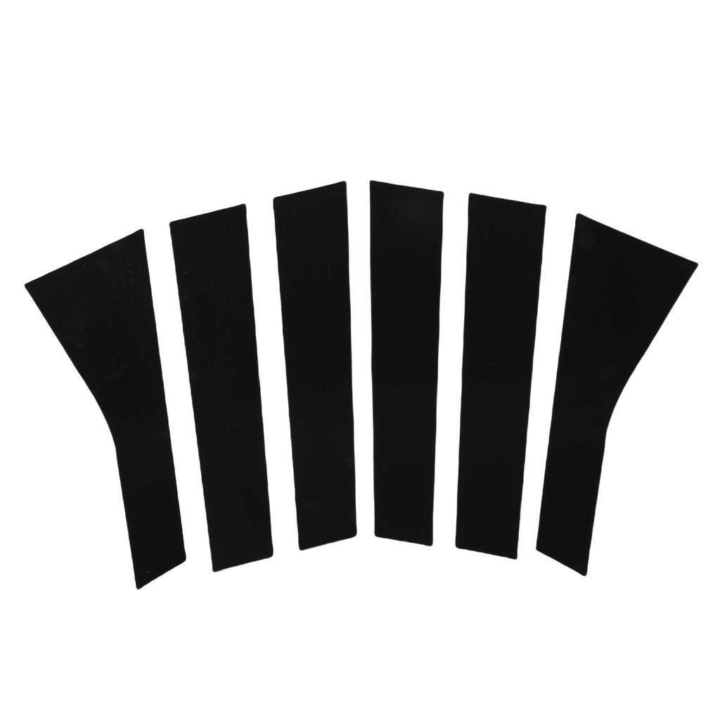 6PCS Car Door Window Pillar Posts Cover Trim Exterior Door Window Pillar Panel Decorative Cover Replacement for     Cherokee 2011-2021