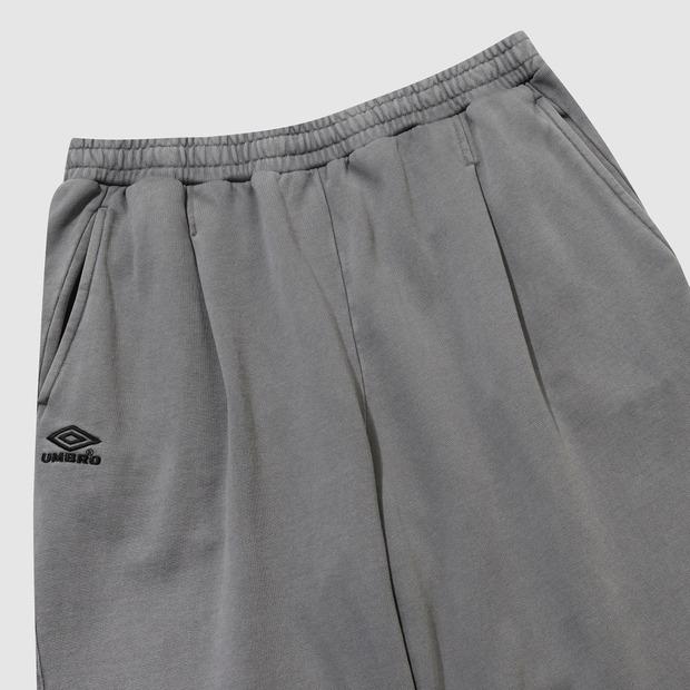 UMBRO Hbl Um Grey Vintage Wide Jogger 2-Way Sweatpants Light Grey Ur123Cfp21