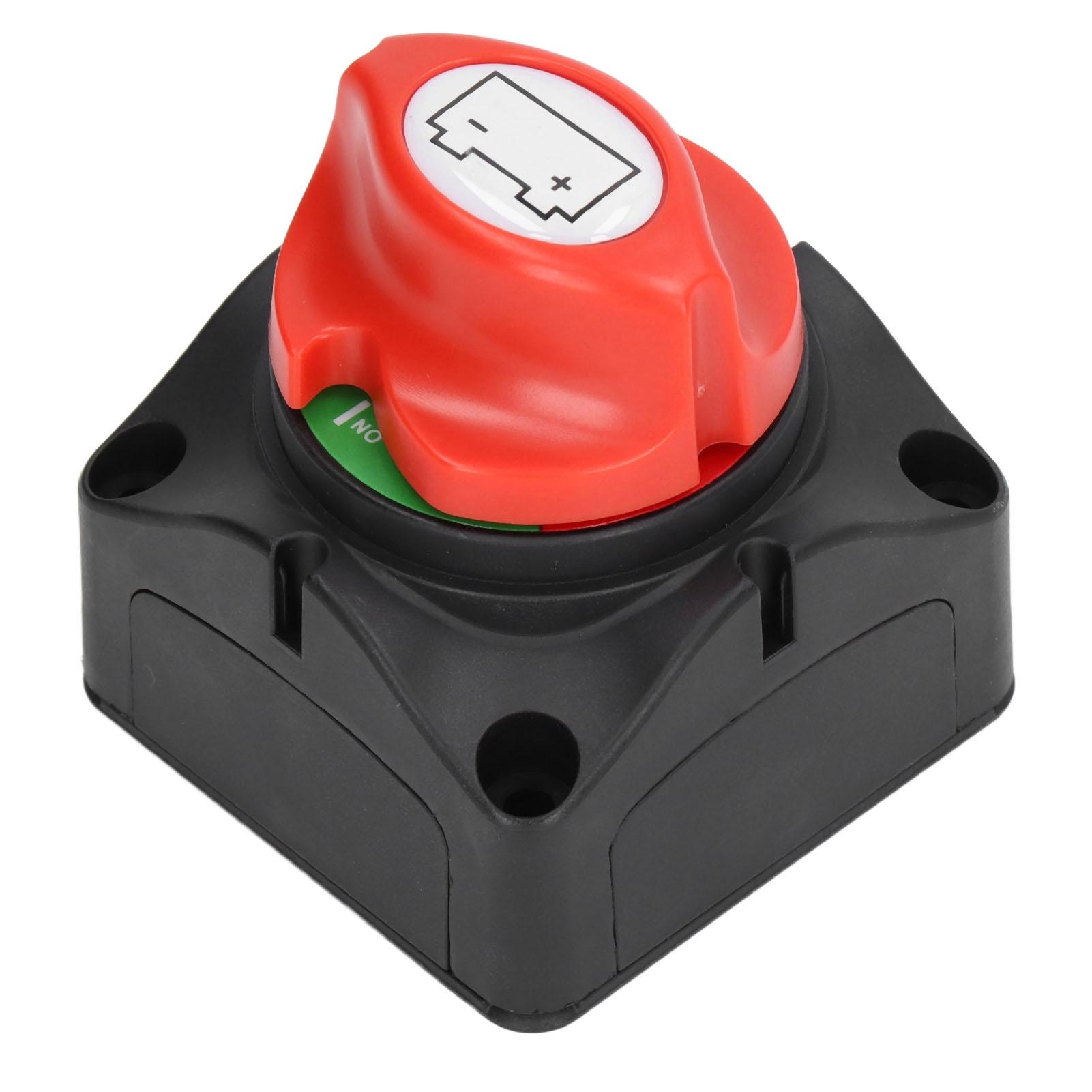 

12‑36V 275A Battery Disconnect Switch On Off 2 Positions Power Cut Off Isolator for Car Vehicle RV ATV Boat