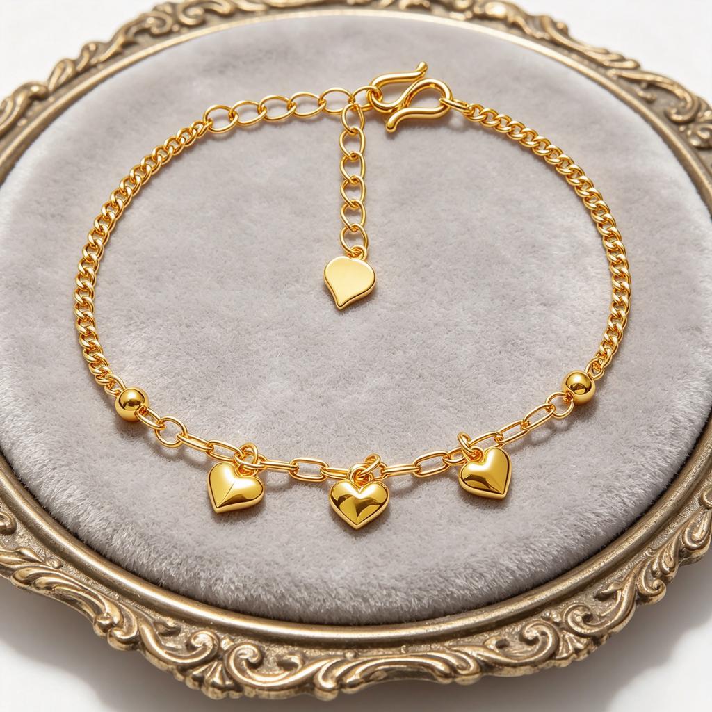 Shiny Heart - 3 BraceletChinese Brand Jewelry Manufacturer SL226